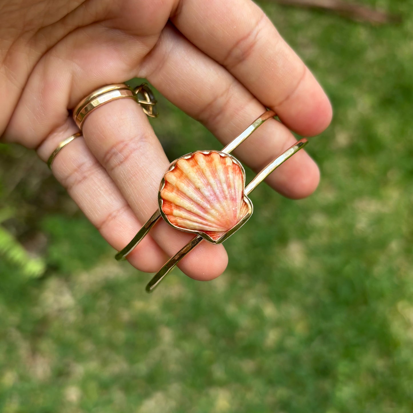 Sunrise Shell Power Cuff