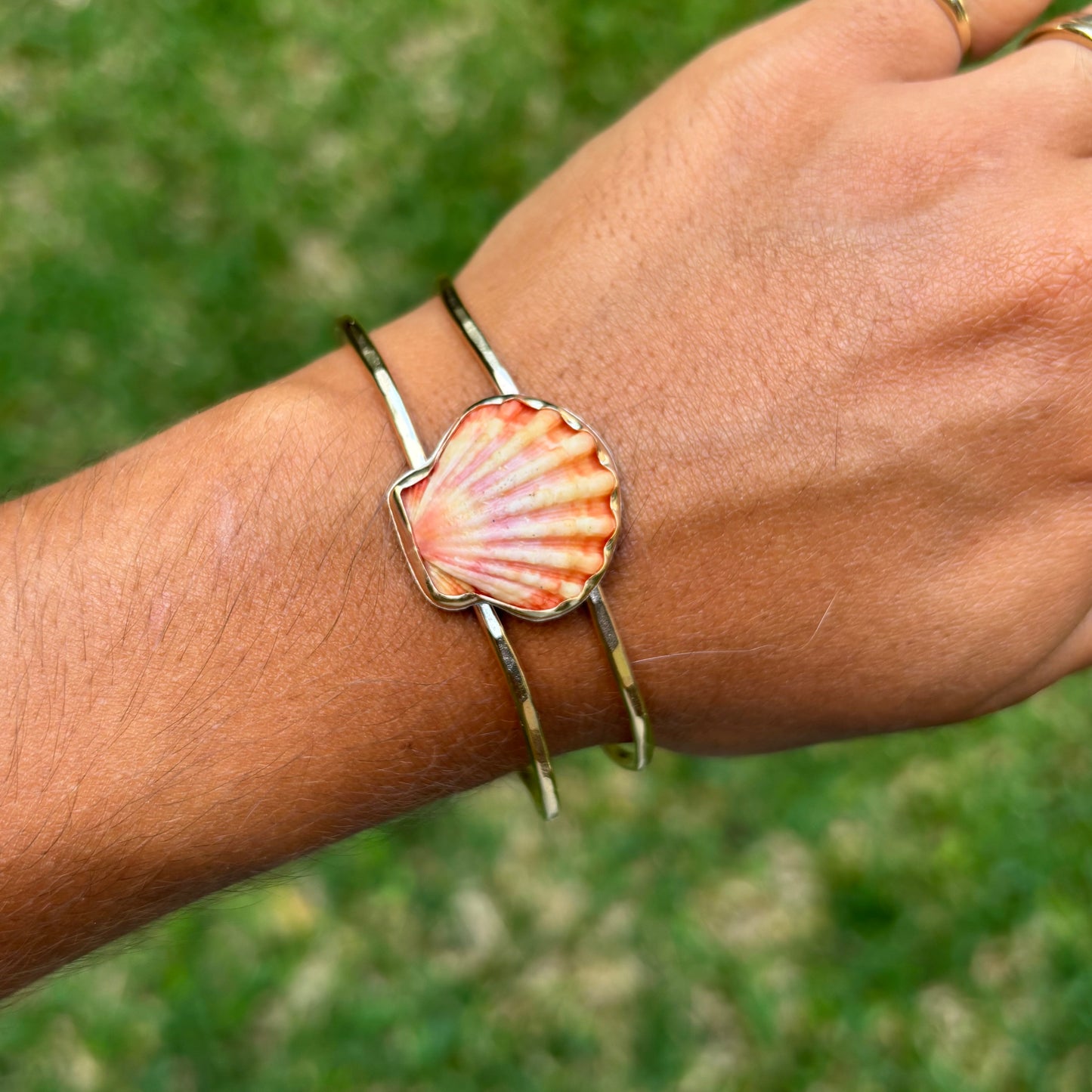 Sunrise Shell Power Cuff
