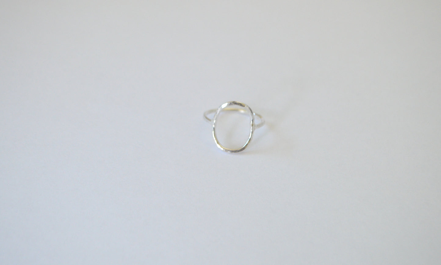 Sterling Silver Oval Ring