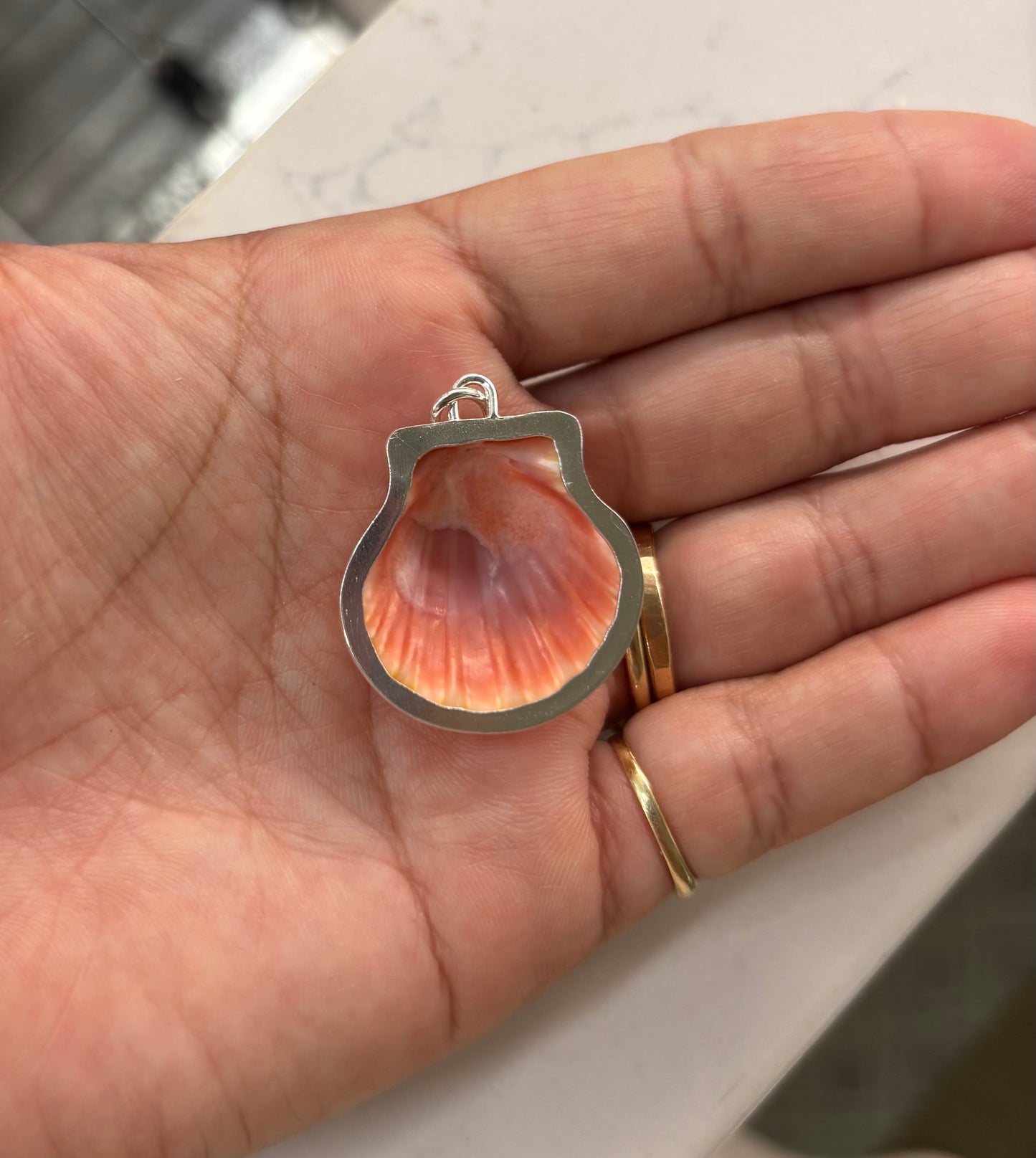 Bezel Sunrise Pendant