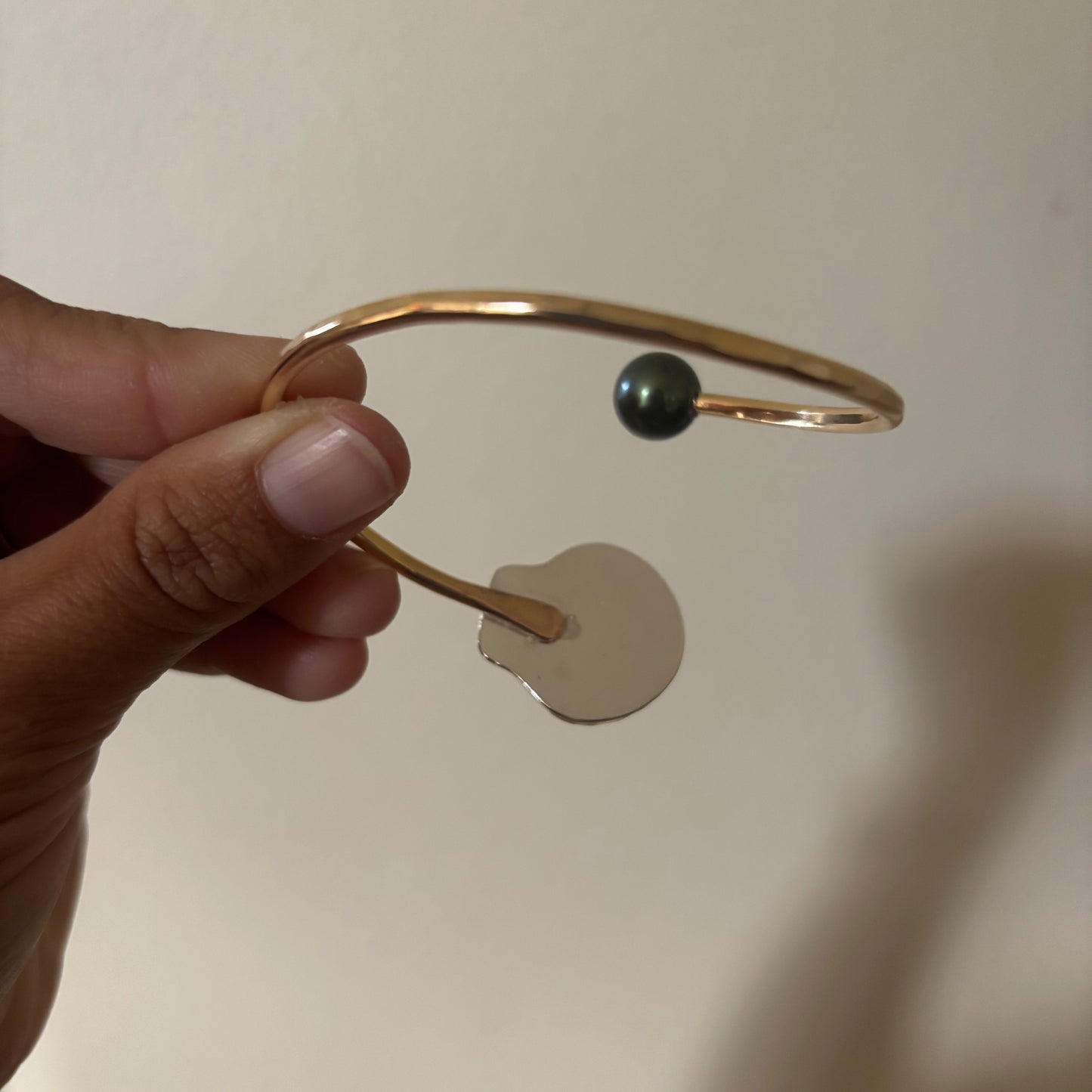 Sunrise Shell & Tahitian Pearl Cuff