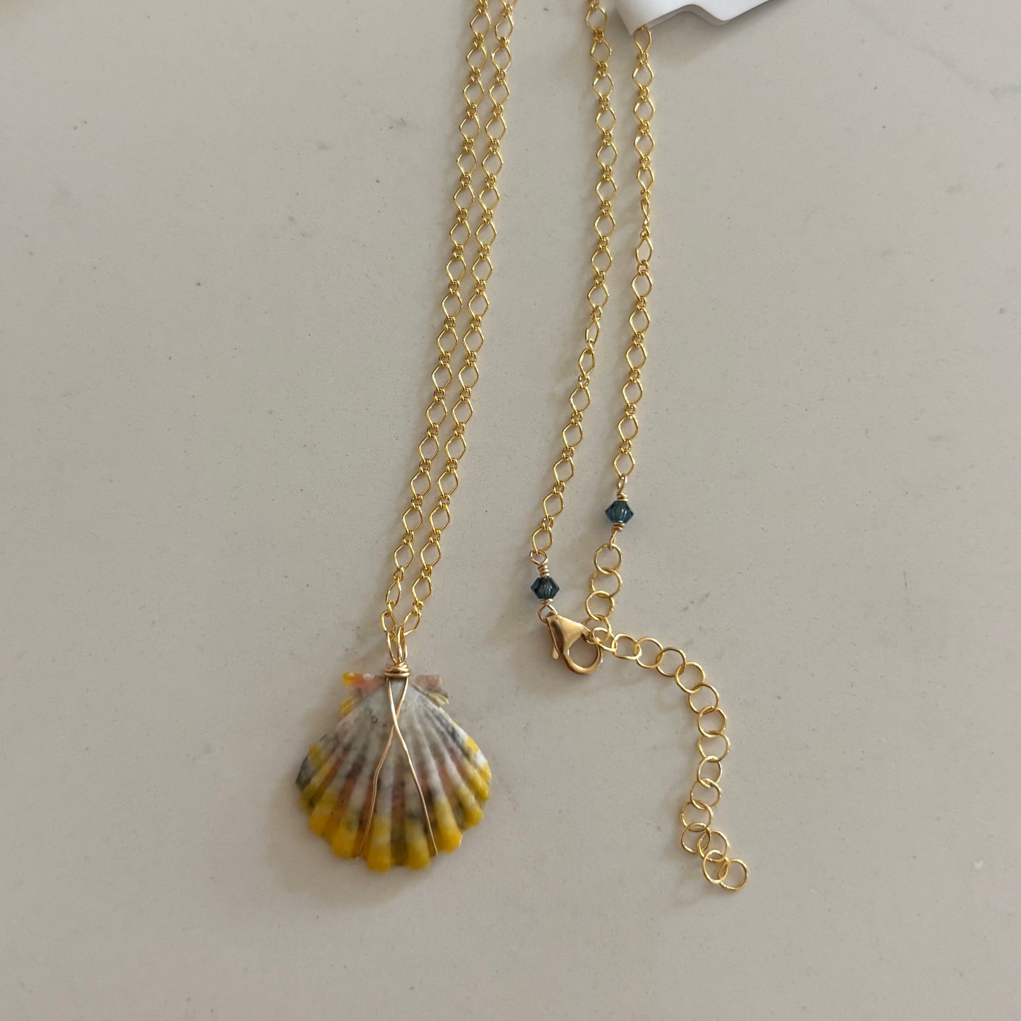 Simple Sunrise Shell Necklace