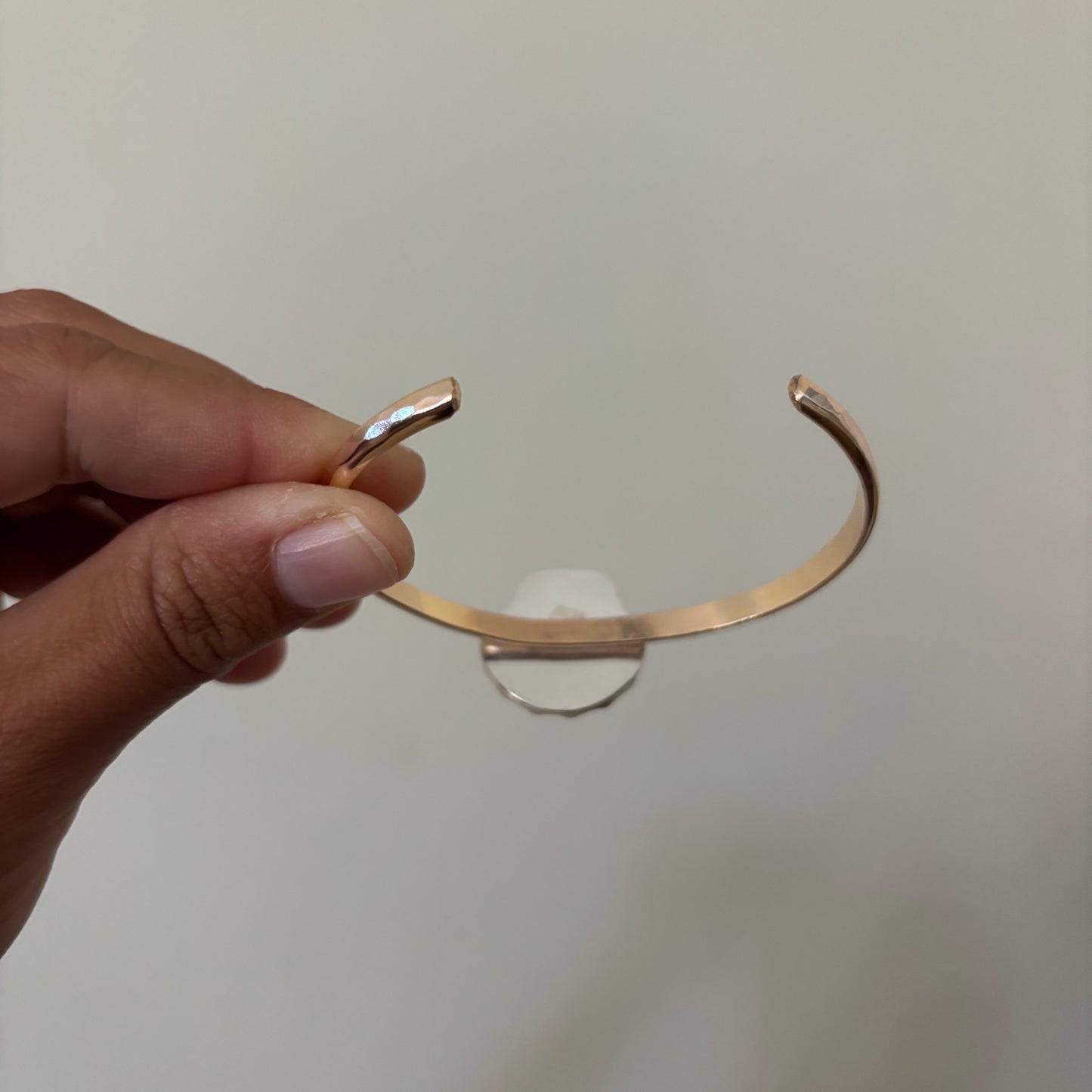 Sunrise Shell Power Cuff - Gold Fill