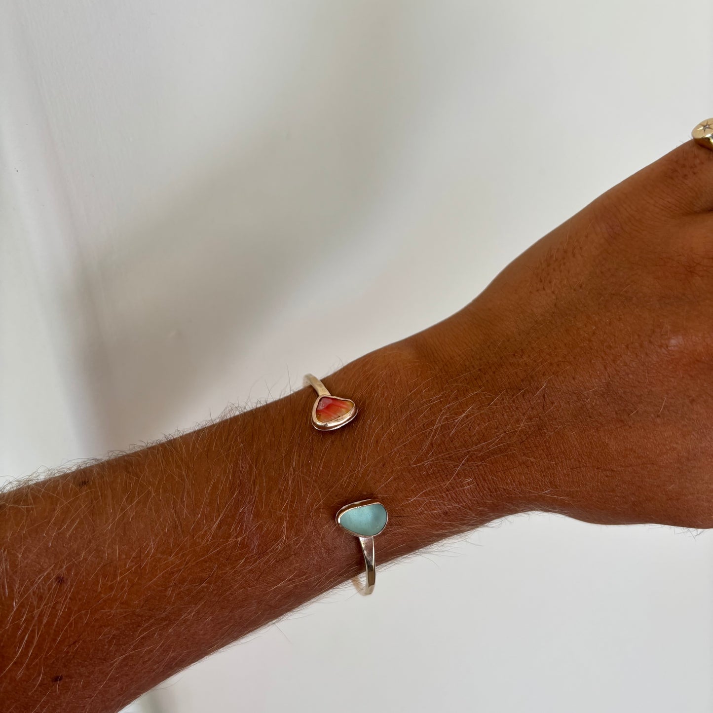 Seaglass and Sunny Chip Cuff