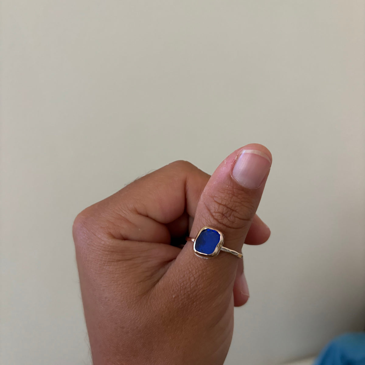 Gold Fill Seaglass Rings
