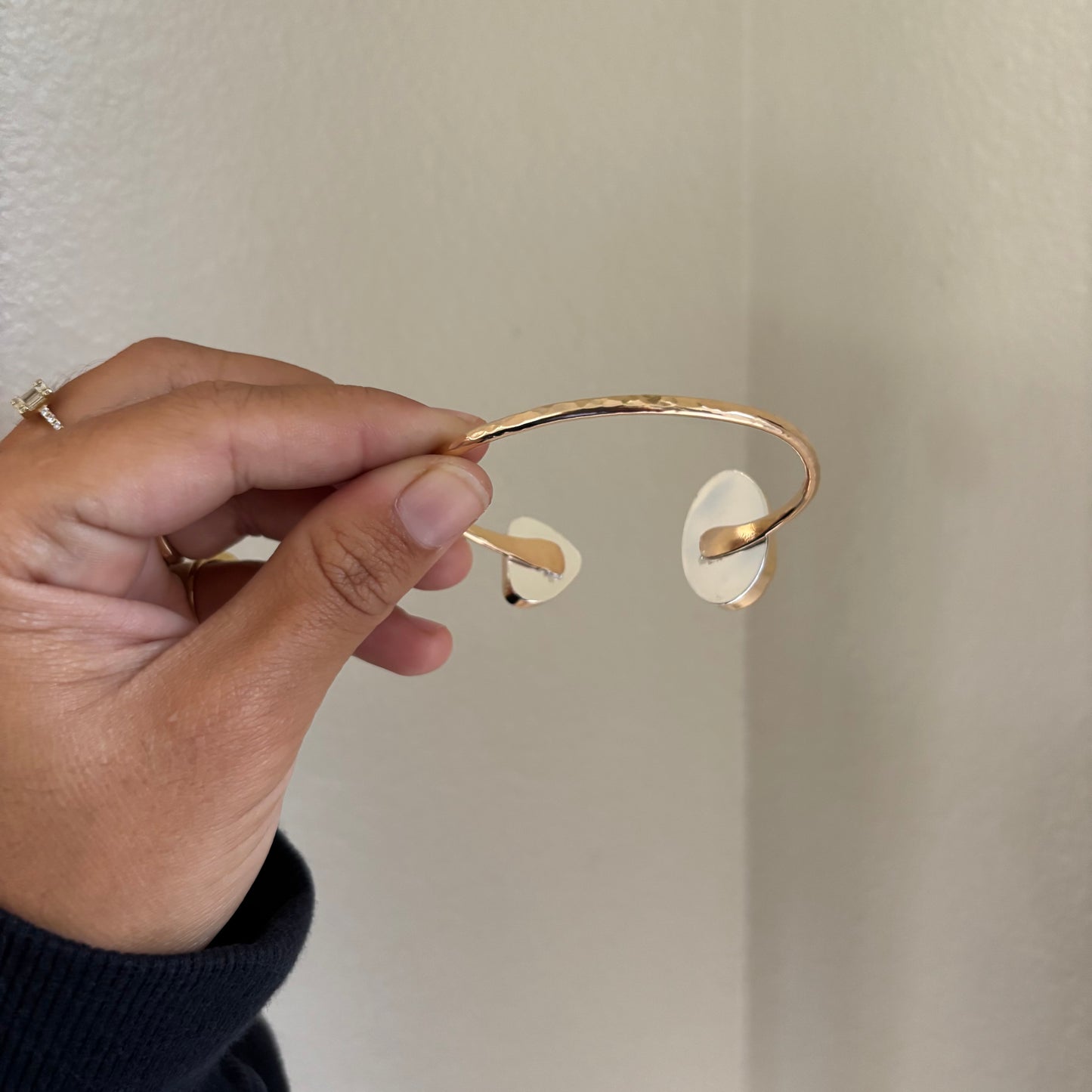 Cowrie and Seaglass Cuff