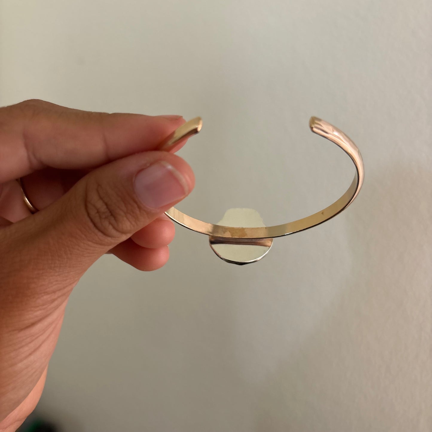 Sunrise Shell Power Cuff - Gold Fill
