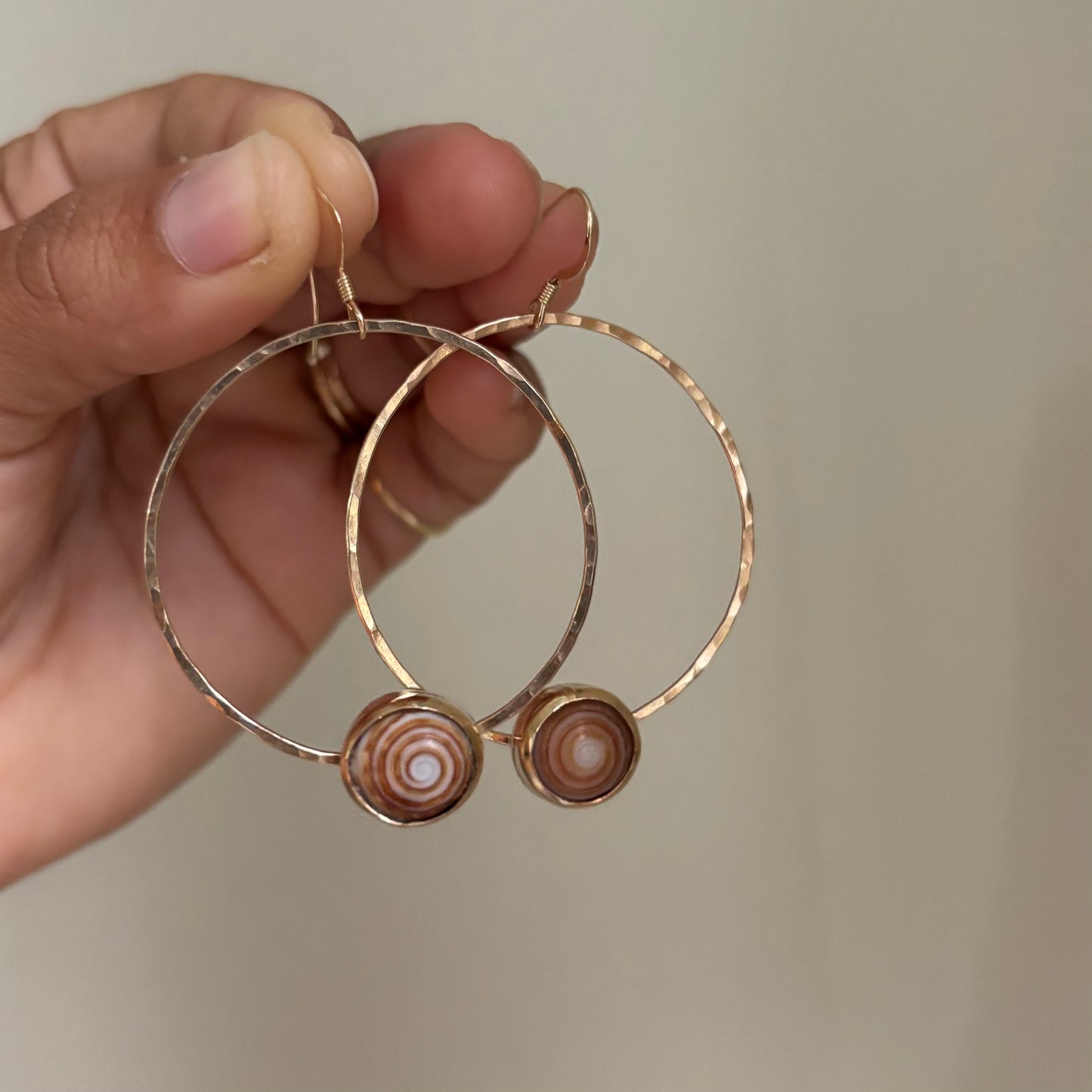 Puka Shell Hoops