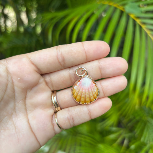 Gold Fill Bezel Sunrise Pendant