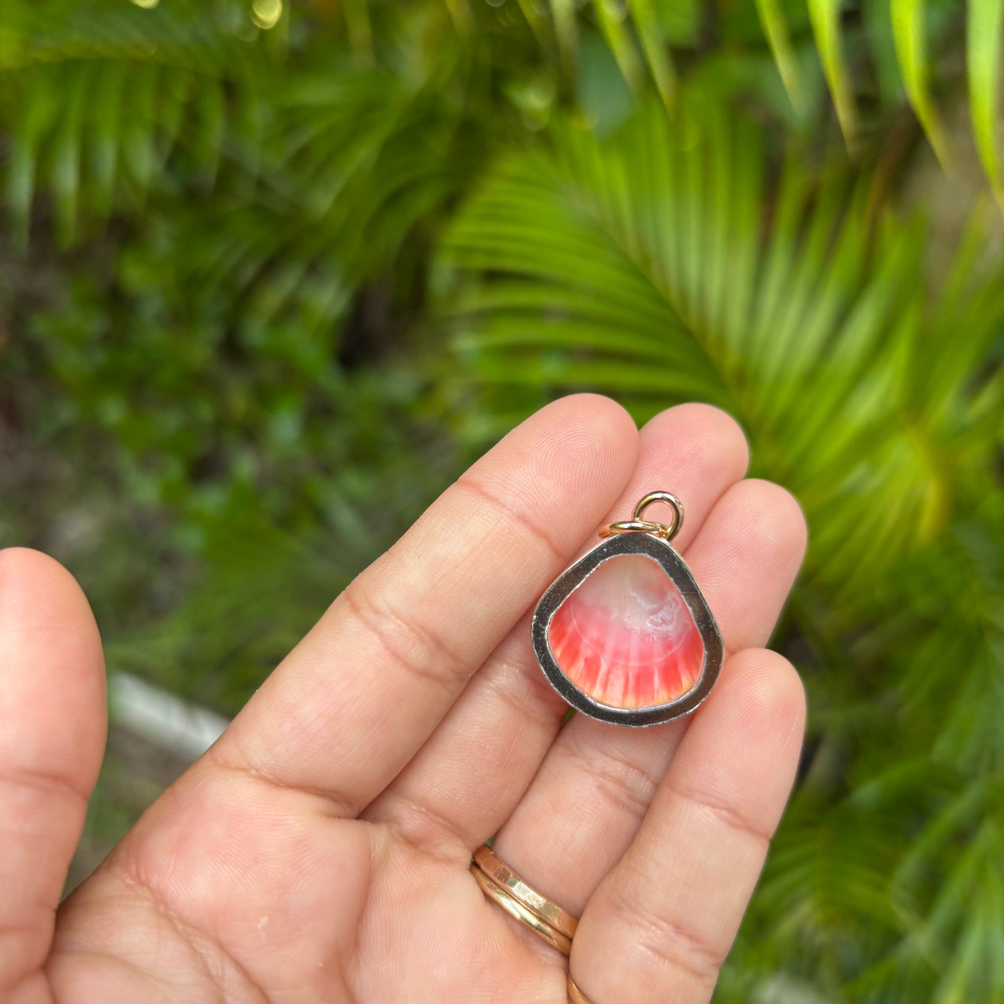 Gold Fill Bezel Sunrise Pendant