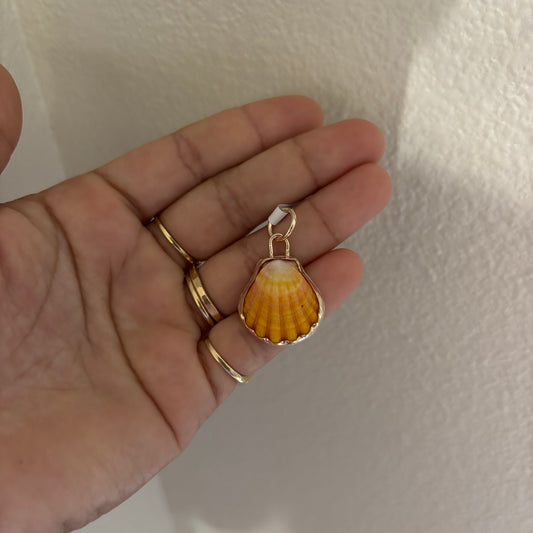 Gold Fill Bezel Sunrise Pendant