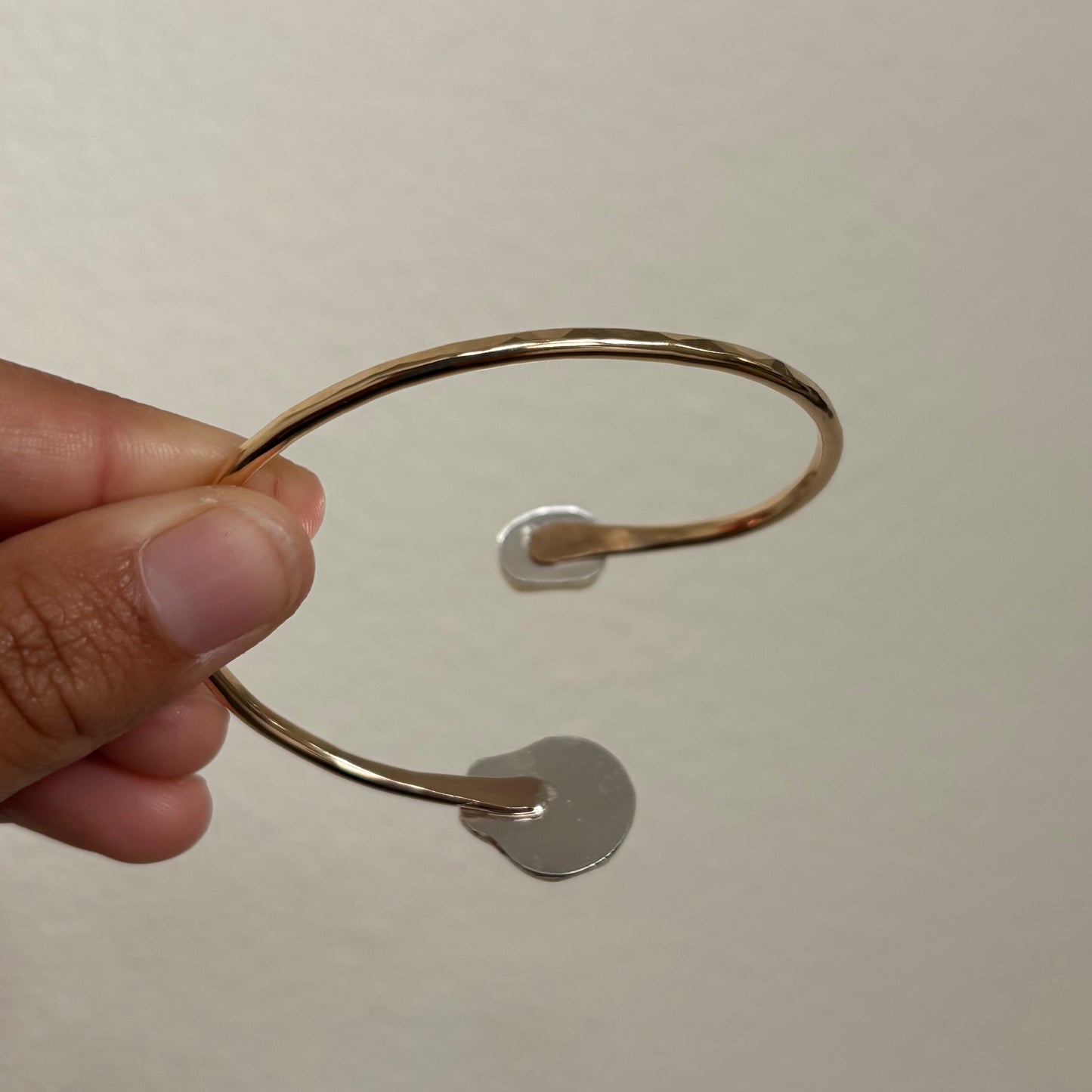 MINI Sunrise Shell Cuff - Gold Fill