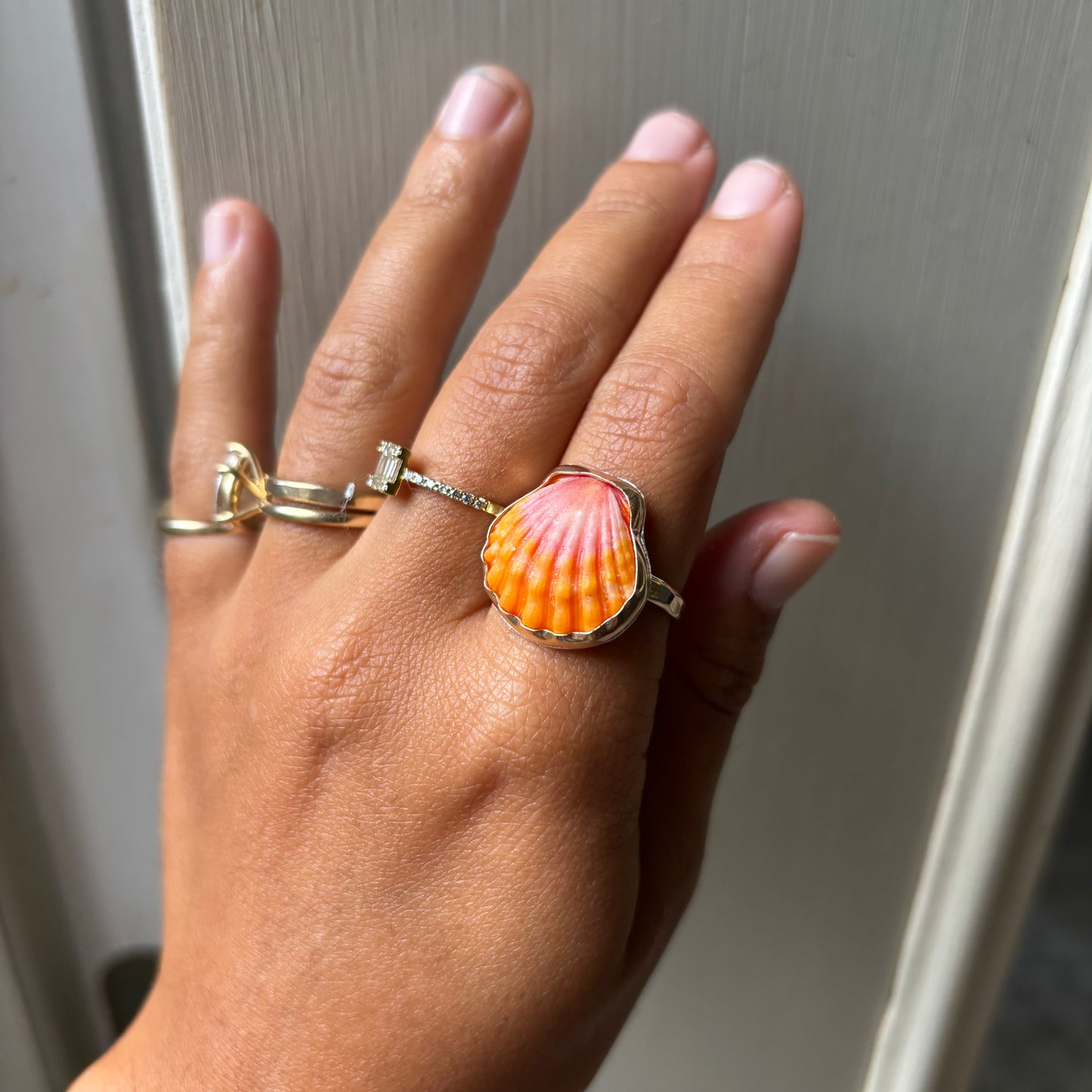 Sunrise Shell Ring