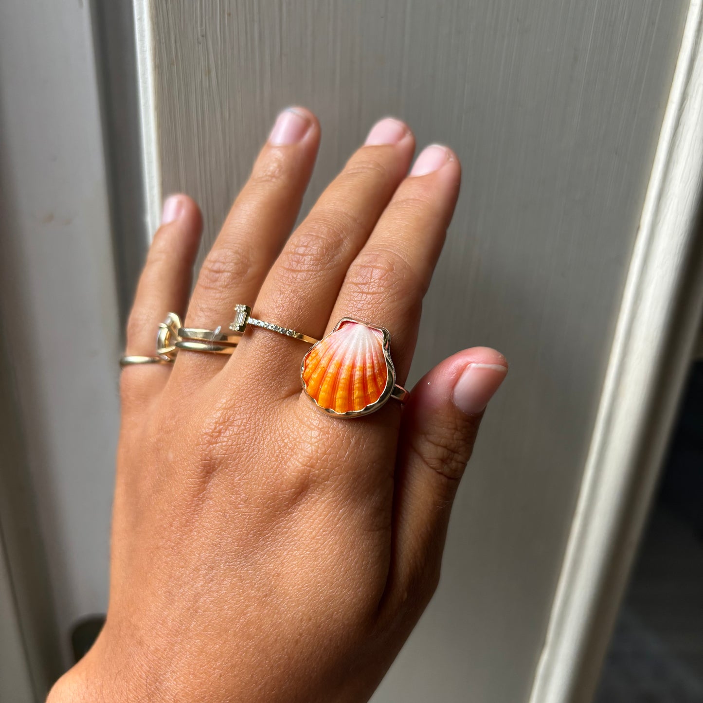 Sunrise Shell Ring