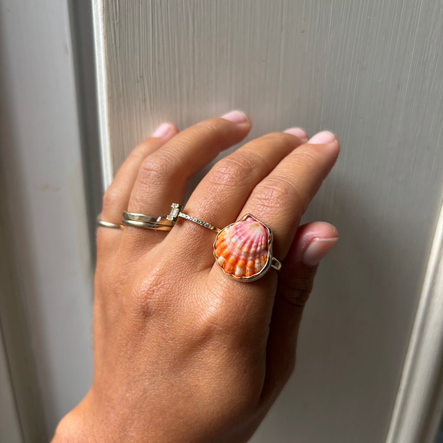 Sunrise Shell Ring
