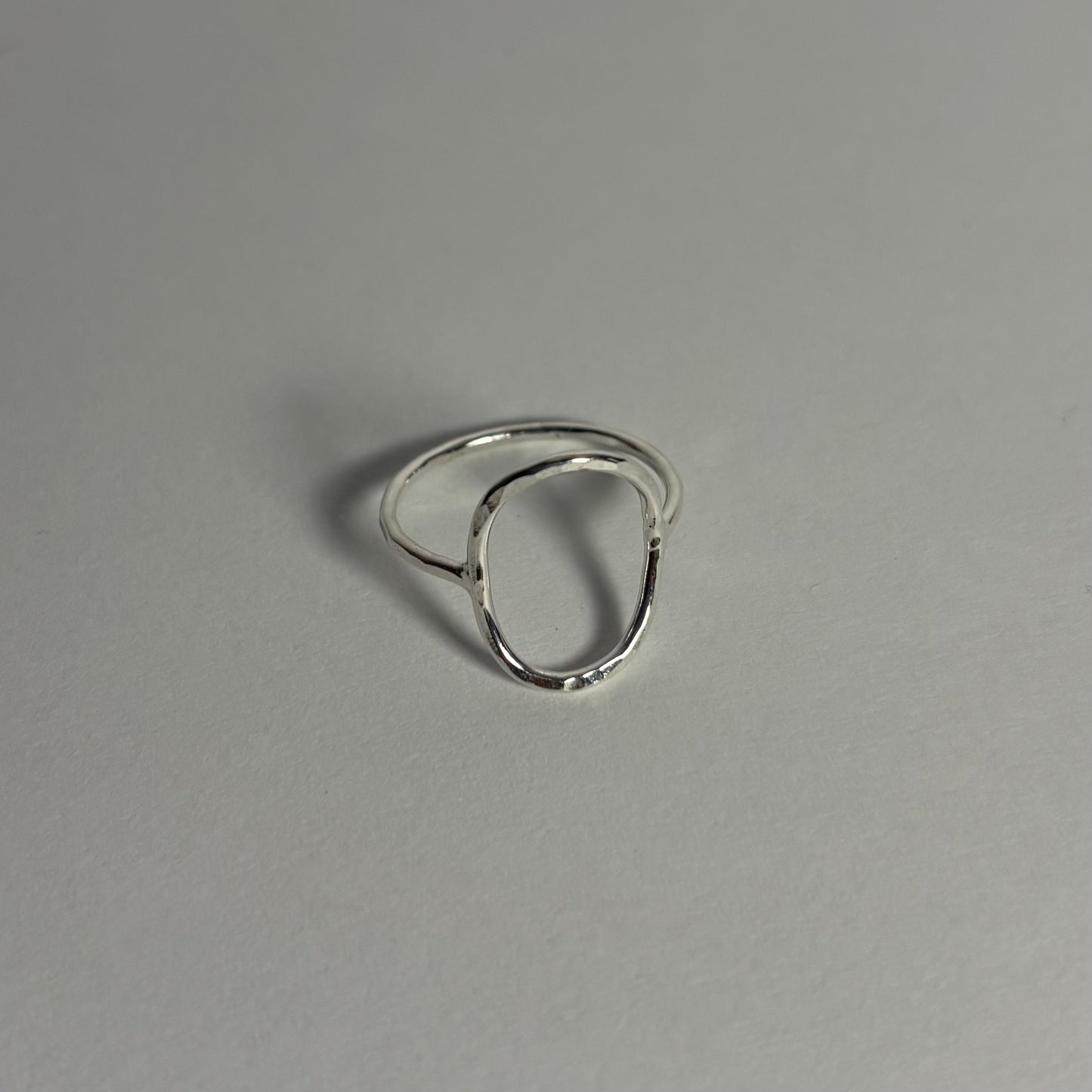 Sterling Silver Oval Ring