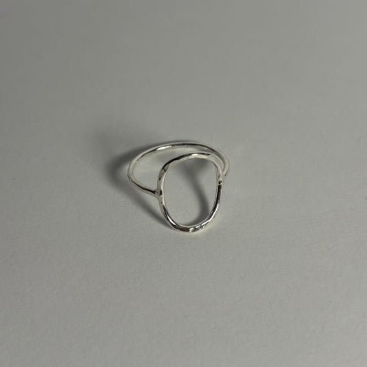 Sterling Silver Oval Ring